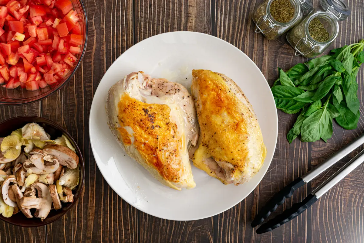 Proteínas magras para o jantar.
