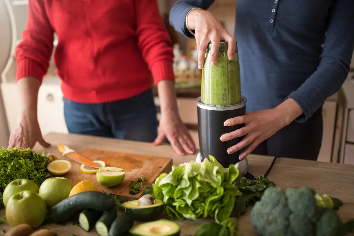 Smoothie verde energizante.