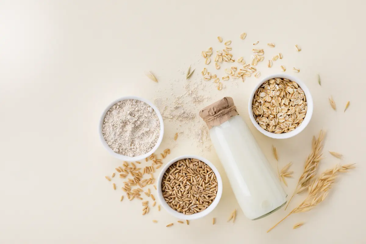 Ingredientes para a lasanha de massa integral.