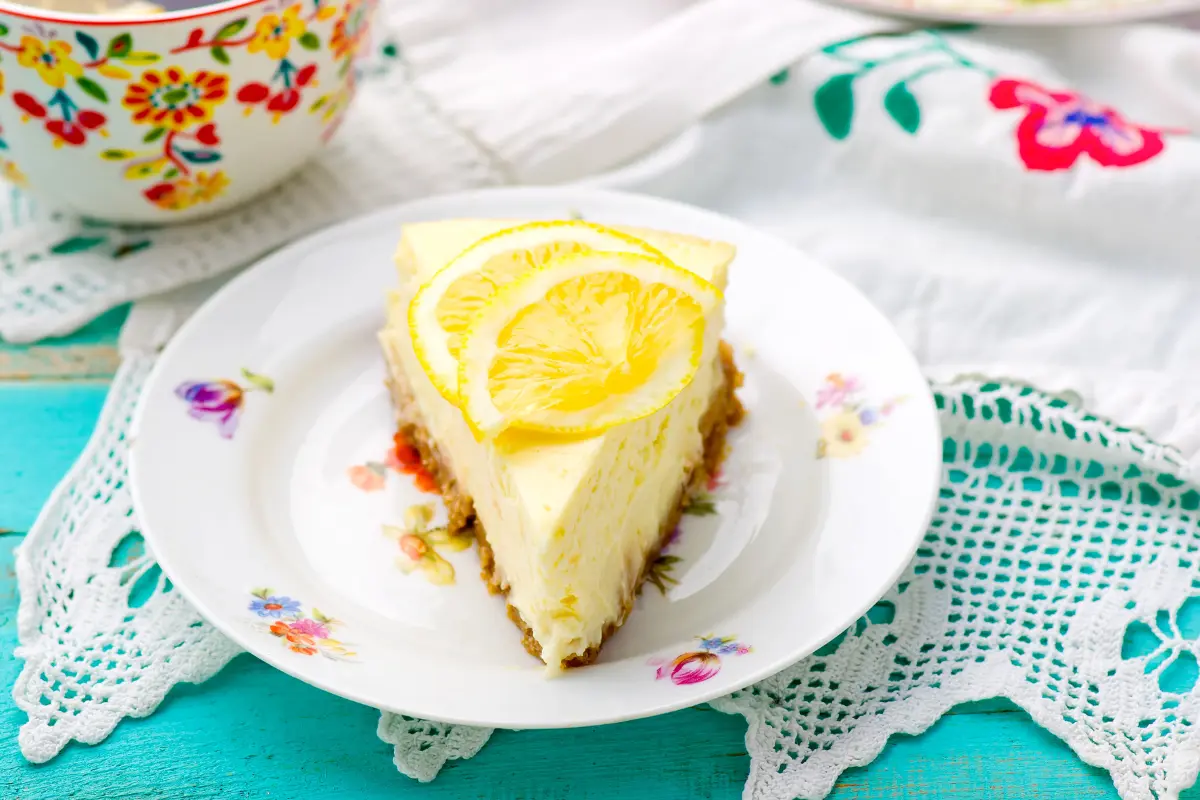 Cheesecake de Limão Low Carb.