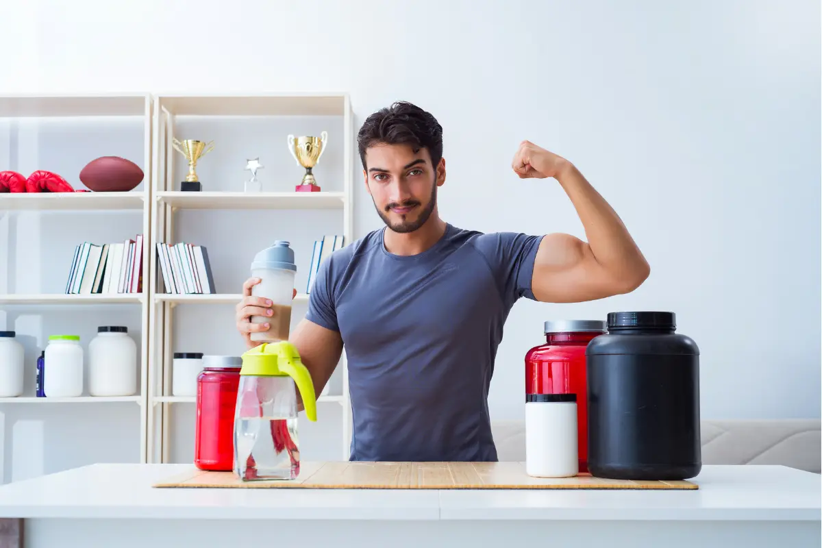 Suplementos nutricionais para veganos. Foto: Reprodução / Canva Pro.