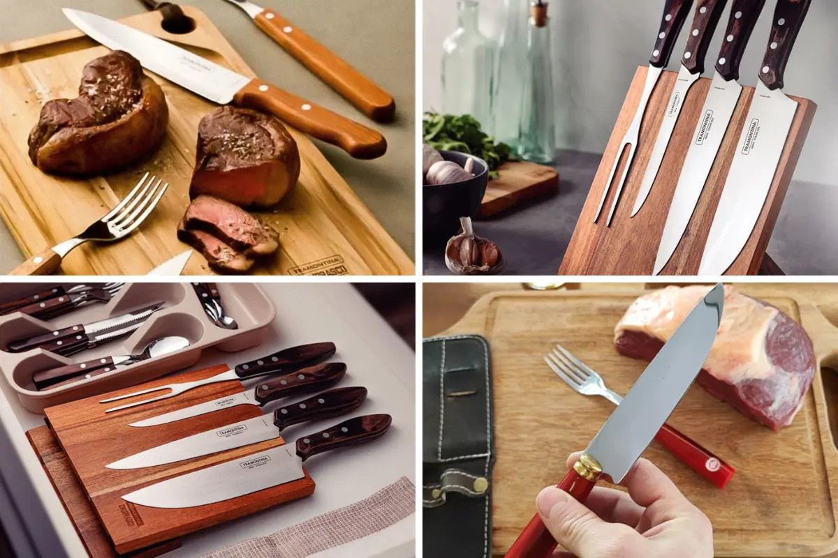 Presentes personalizados como kits de churrasco agradam aos amantes da cozinha.