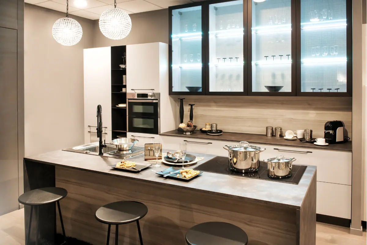 Como Escolher? Qual a Cor Ideal de Iluminação para a Cozinha! Foto: Reprodução / Canva.